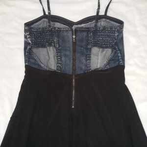 Cut out Jean Dress & Jean Vest